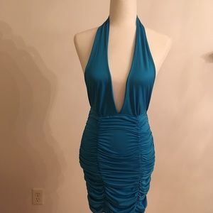 Halter dress-sheared